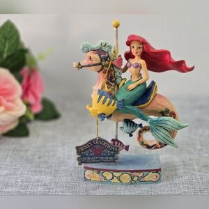 Jim Shore Disney Traditions 4011742 Ariel Carousel "Princess Of The Sea" Deffect